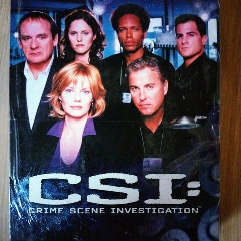 Dvd serie. CSI. Sesong 1. Norsk tekst. Ny i plast.