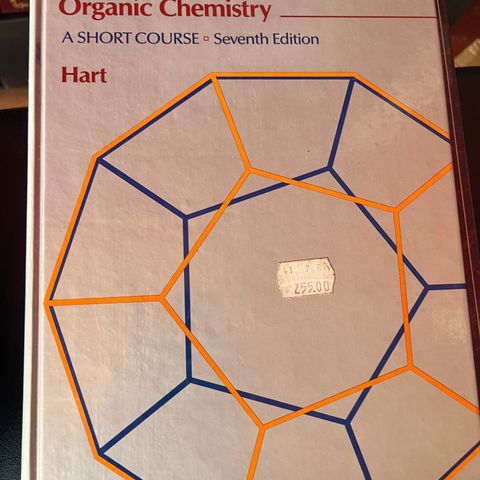 Lærebok organisk kjemi Organic Chemistry a short course , Hart