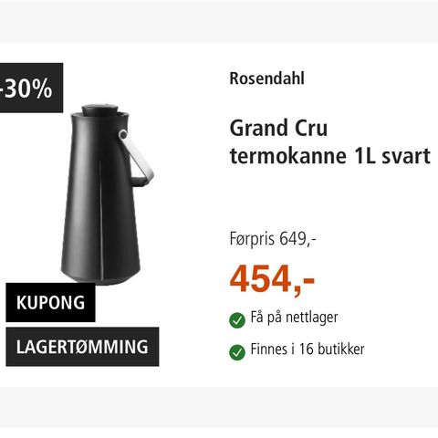 Rosendahl termokanne