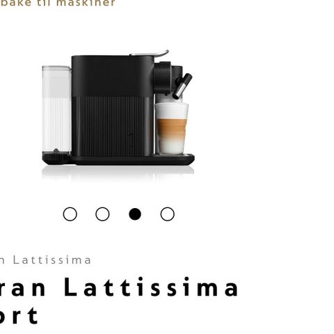 Pent brukt Nespresso kaffemaskin. Billig!!