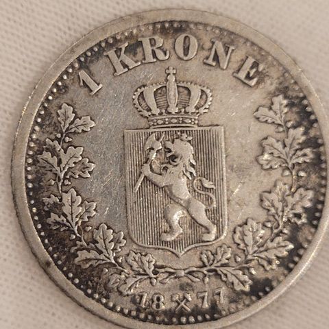 1 Krone Norge 1877
