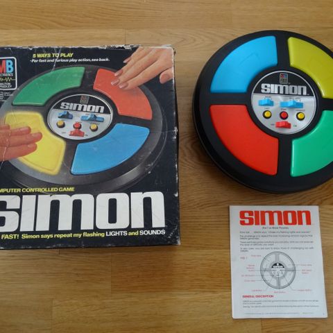 Milton Bradley Simon | Elektronisk spill fra slutten av 70-tallet