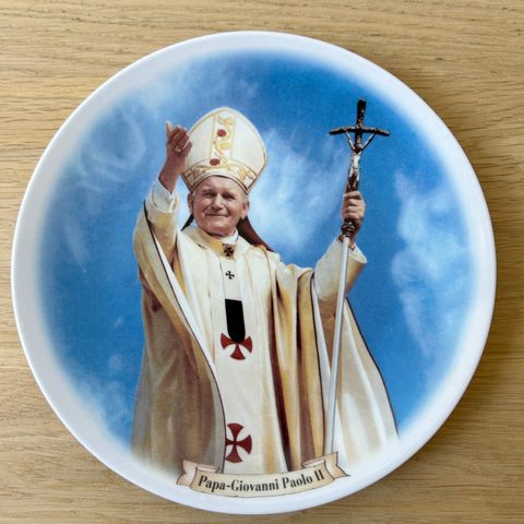 Platte Pave Johannes Paul II