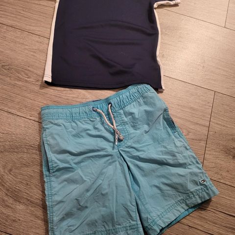 Shorts og trøye str 122/128