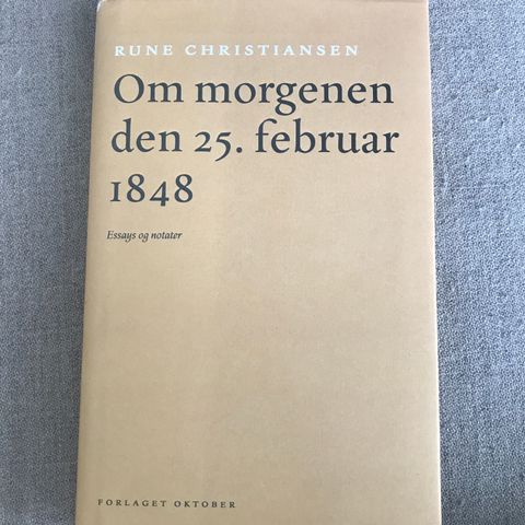 Rune Christiansen - Om morgenen den 25. Februar 1848
