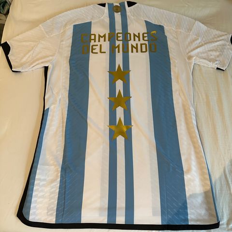 Argentina 22 3 Stars Authentic Jersey (CAMPEONES DEL MUNDO)