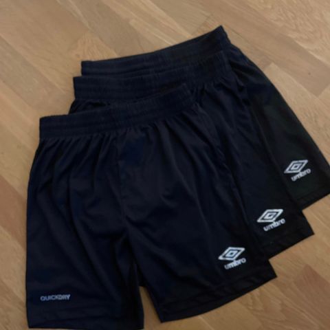 Umbro treningsshortser 3 stk str 164