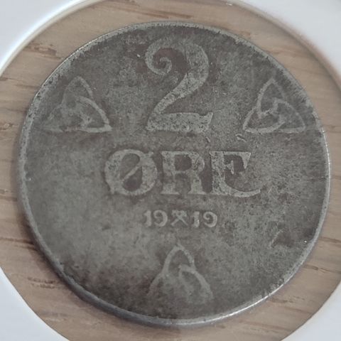 2 øre 1919 Norge