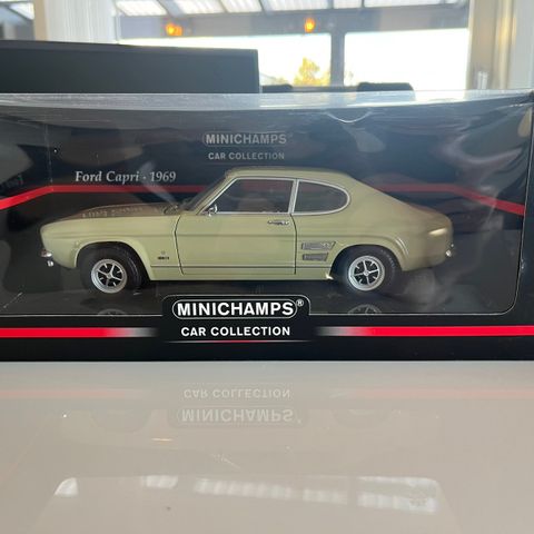 Super Flott Modell/Samleobjekt/Minichamps/Ford Capri 1969 scala 1:18