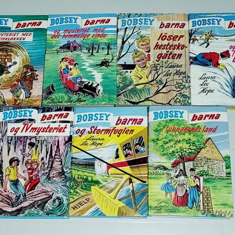 7 BOBSEY BARNA BØKER 1978-79.Annonse nr.3