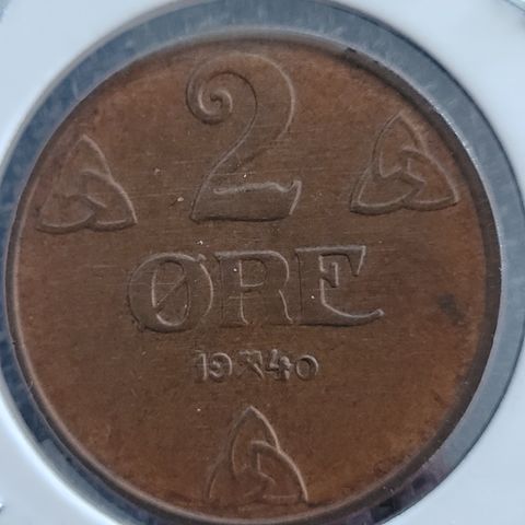 2 øre 1940 Norge, Kv 0