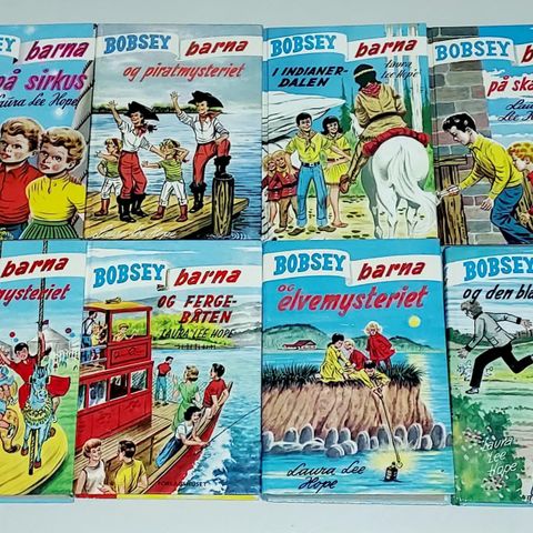 8 BOBSEY BARNA BØKER 1978-79.Annonse nr.1