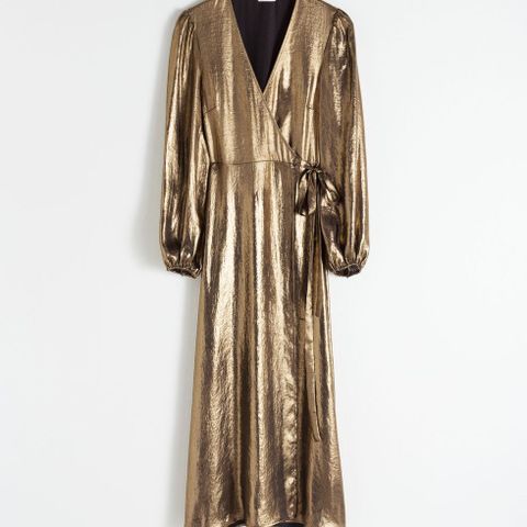 &OtherStories Gold Midi Dress 38