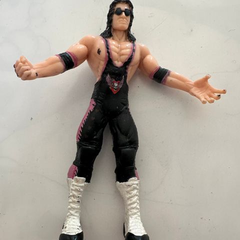 WCW Bret The Hitman Hart 1999 Toy Biz Wrestling figur