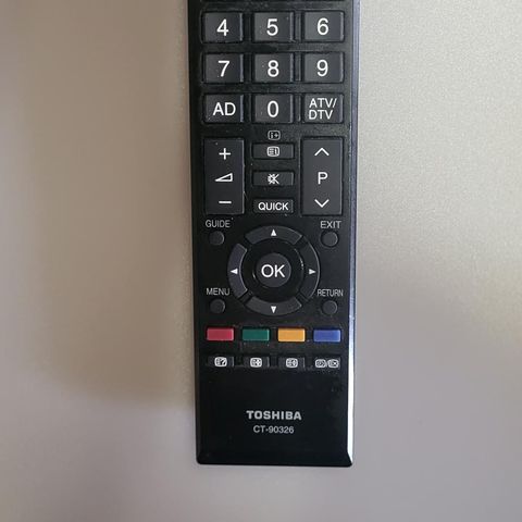 Toshiba fjernkontrol