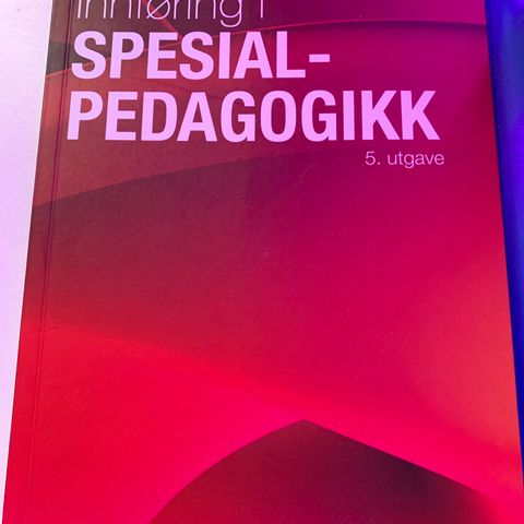 Pensumbok til spesialpedagogikk