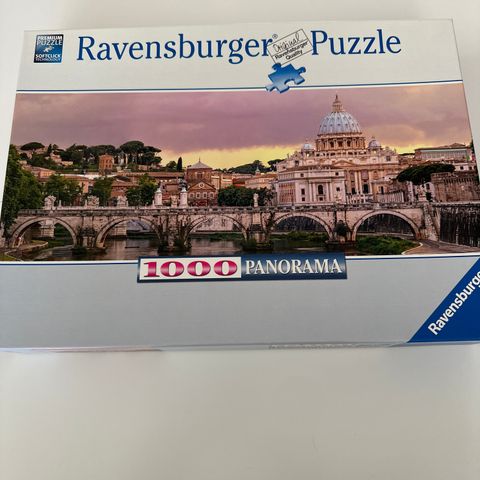 Ravensburger puslespill med 1000 brikker