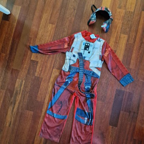 Halloween Kostyme Star Wars fighter Pilot str 116