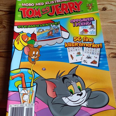 Tom og Jerry Moro Med Klistremerker! Klistremerkealbum!