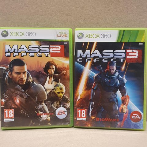 Mass Effect 2 og 3 til Xbox 360