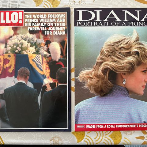 Diana Portrait of a Princess og Hello! Magazine Issue 475