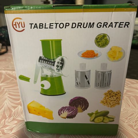 Tabletop Drum Grater