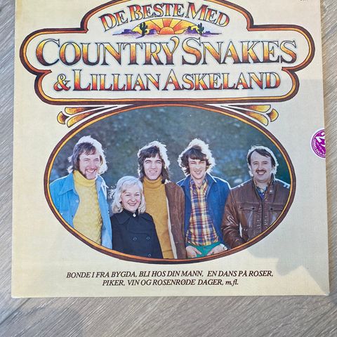 De beste med country snakes  & Lillian Askeland LP/vinyl