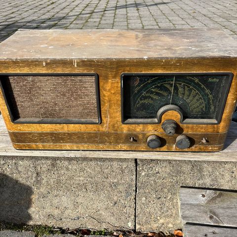 Låve funn 👍 gammel radio Tandberg. Sølvsuper 2 . Disse er bygd fra 1938/1941