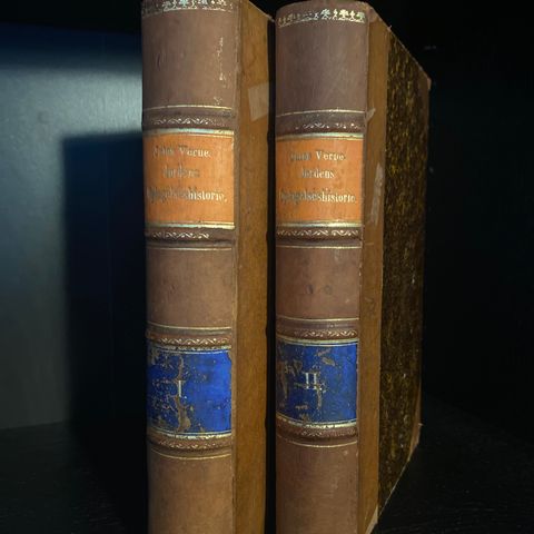 📚BORGE ANTIKVARIAT: Jules Verne «Jordens Opdagelseshistorie» 1879/1880