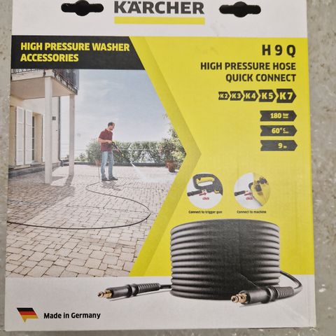 Karcher H 9 Q Høytrykkslange med hurtigkobling