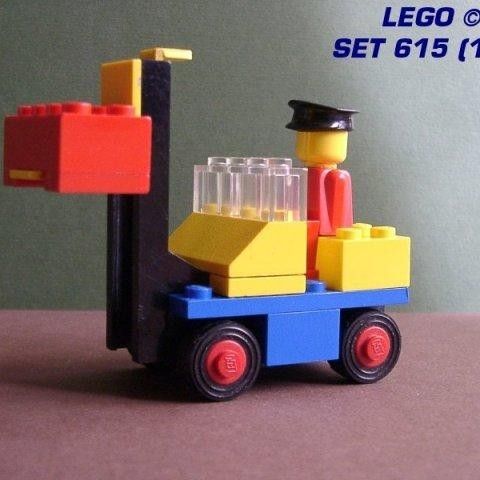 Vintage Lego 615 m/manual