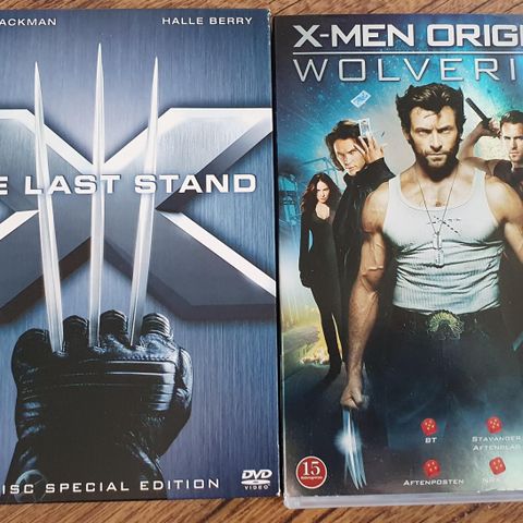 X-men filmer DVD