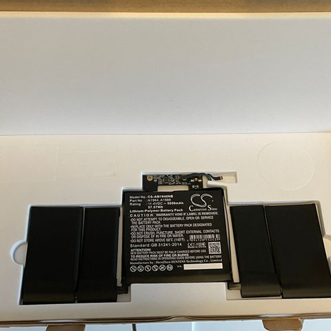 Macbook batteri (Apple A1964, A1989)