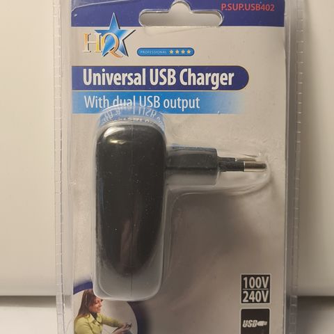 Universal USB Lader - Ny og Uåpnet