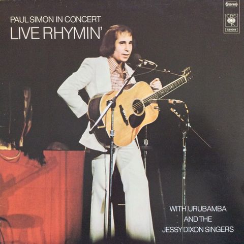 Paul Simon – Live Rhymin' CBS – CBS S 69059 LP, Album 1974