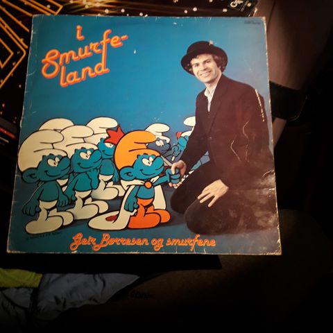 LP/vinyl Plater God Jul, I Smurfe-Land, Nye Paus Posten, I Full Bredde