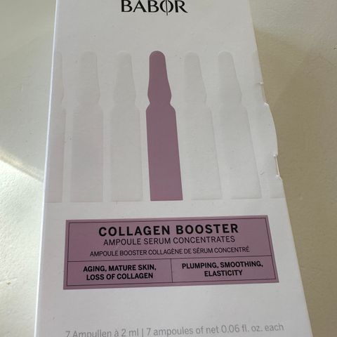 Babor collagen Booster ampuller