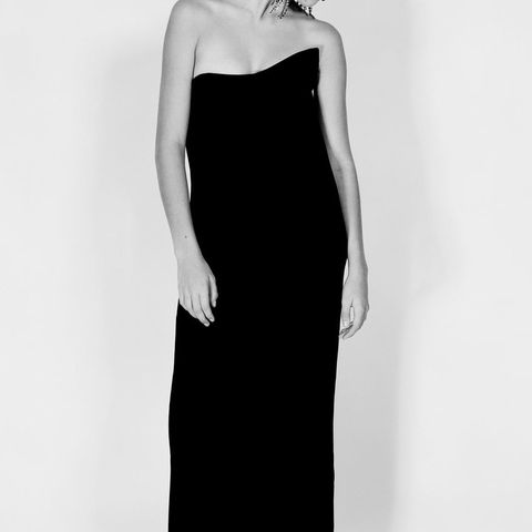 New ZARA limited edition black long dress