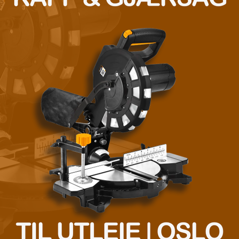 KAPP & GJÆRSAG 216 MM TIL UTLEIE | OSLO