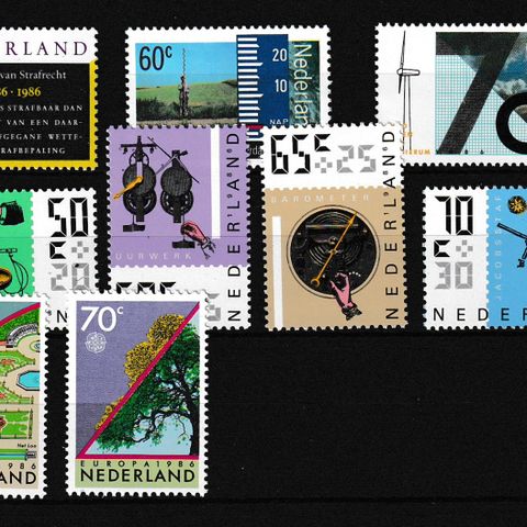 Nederland 1986 - Lot postfriske merker (NL-5)