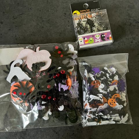 Halloween pynt scrapbooking