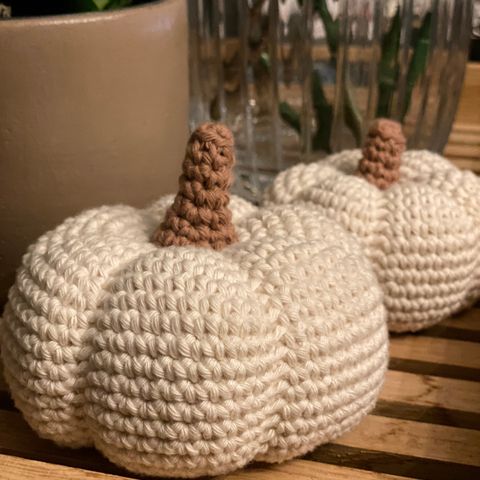 Heklet gresskar / pumpkins 🎃