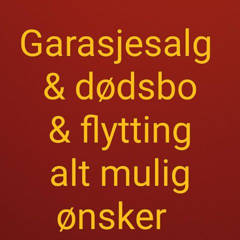 Garasjesalg Dødsbo flytting