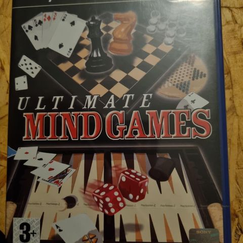 Uåpnet PS2 Ultimate Mind Games fortsatt forseglet