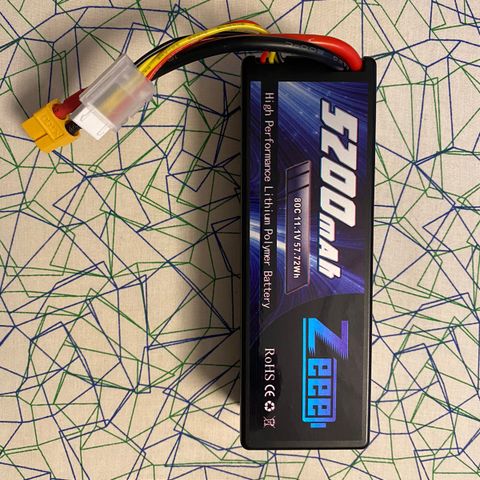 lipo batteri zeee 3s 80c 11.1v 57.72Wh 5200mAh