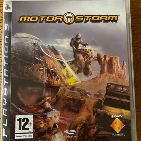 ps3 spill MOTORSTORM barn bil