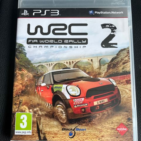 ps3 spill WRC 2 FIA WORLD RALLY CHAMPIONSHIP bil barn