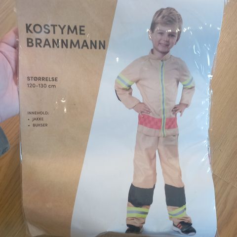 Brannmann kostyme til karneval