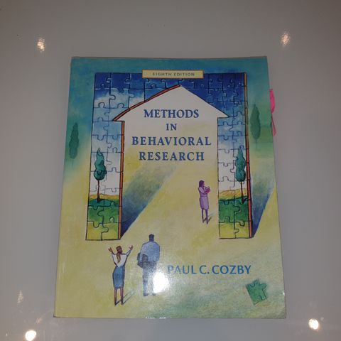 Methods in behavioral research. Paul C. Cozby