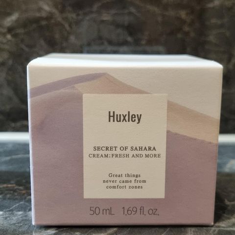 Ny uåpnet koreansk Huxley Cream;Fresh&More 50 ml.